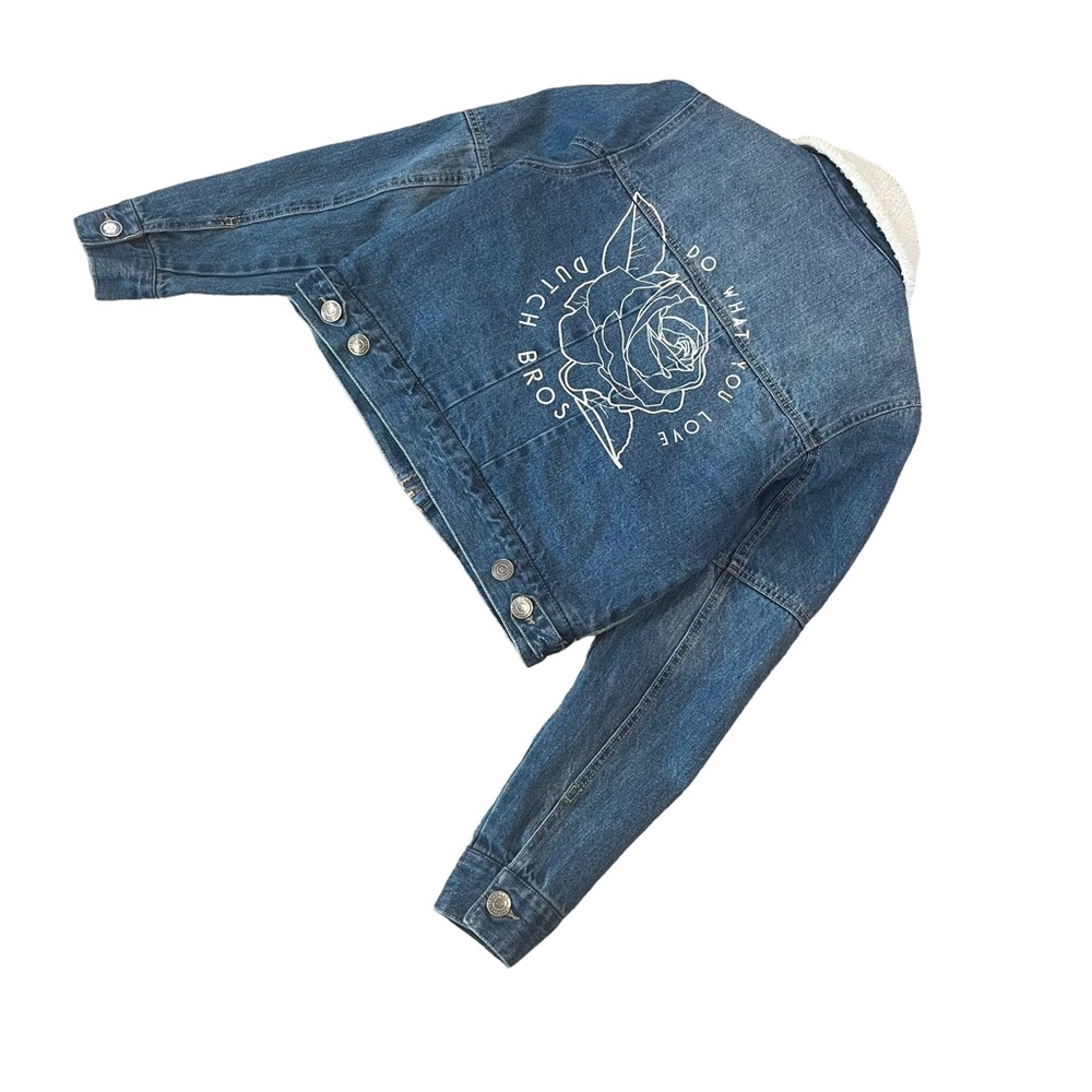 Dutch Bros. Sherpa Lined Denim Jacket - Picture 11 of 12